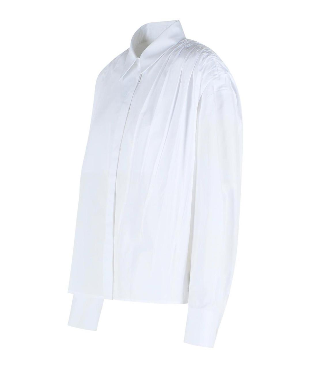 JIL SANDER Белая хлопковая рубашка, фото 3