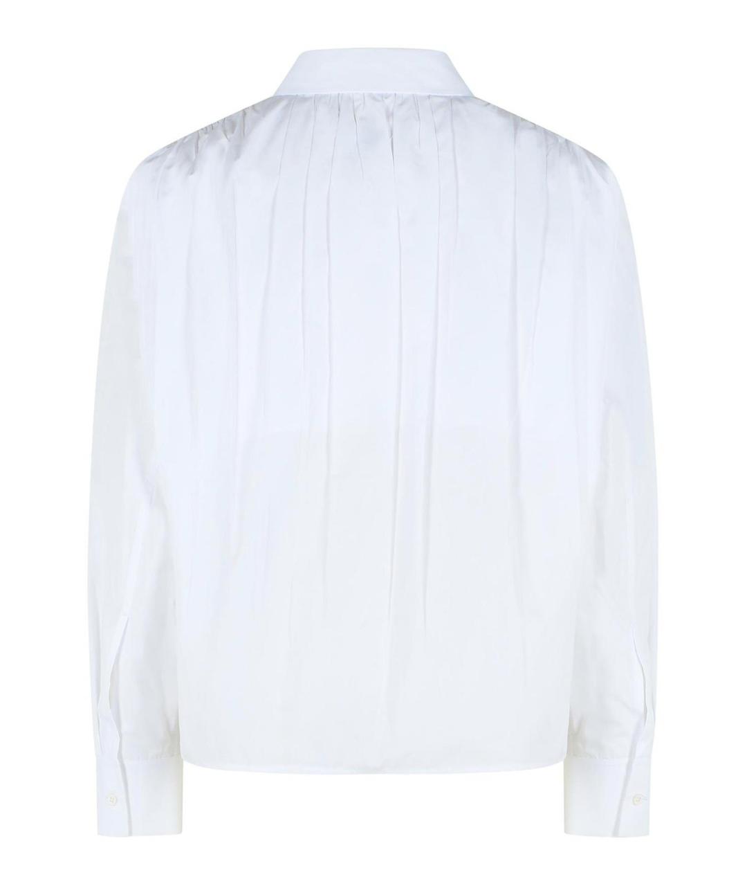 JIL SANDER Белая хлопковая рубашка, фото 2