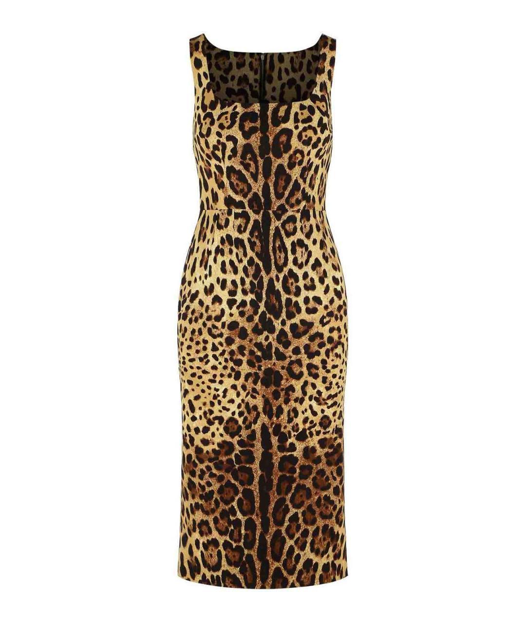 DOLCE&GABBANA Мульти шелковое вечернее платье, фото 1