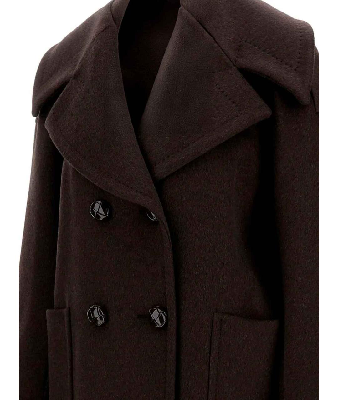 MAX MARA Коричневая кашемировая куртка, фото 3