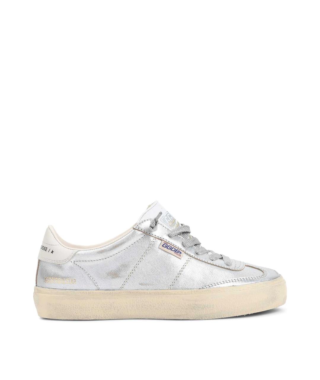 GOLDEN GOOSE Белые кожаные кроссовки, фото 1