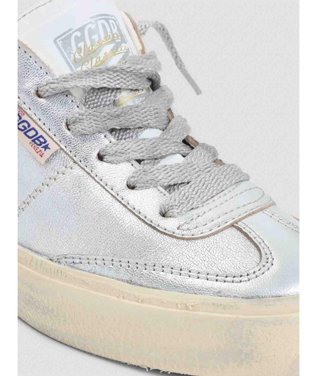 GOLDEN GOOSE Белые кожаные кроссовки, фото 3