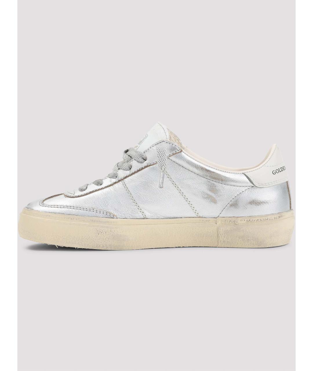 GOLDEN GOOSE Белые кожаные кроссовки, фото 2