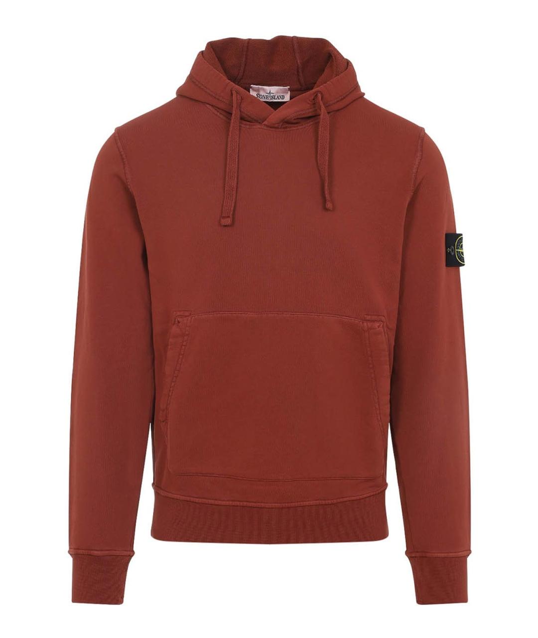 STONE ISLAND Красный хлопковый джемпер / свитер, фото 1