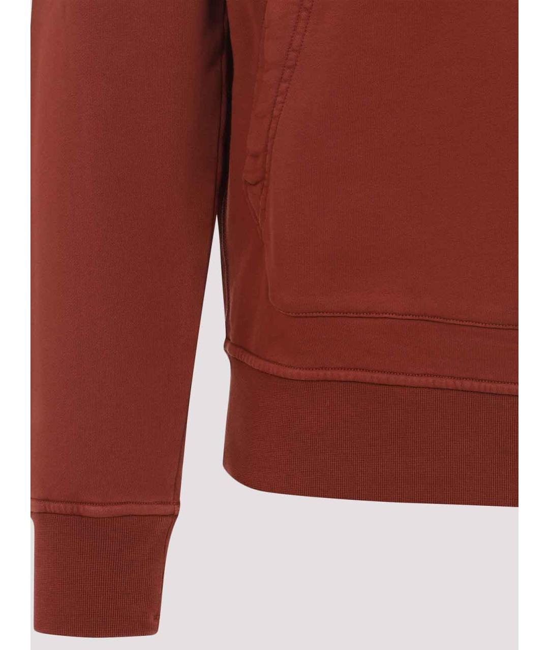 STONE ISLAND Красный хлопковый джемпер / свитер, фото 3