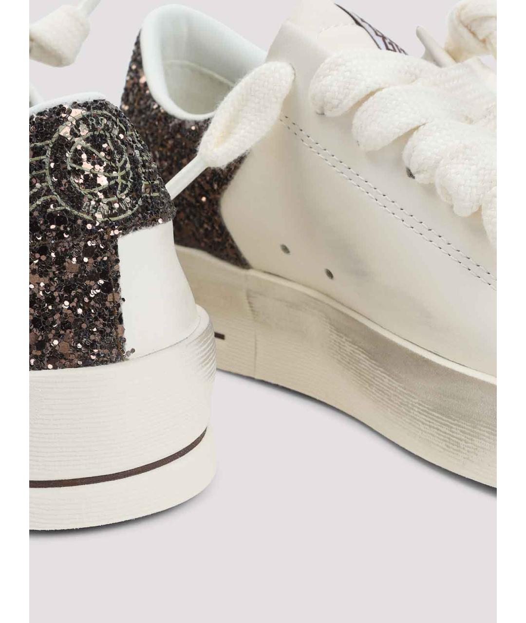 GOLDEN GOOSE DELUXE BRAND Белые кожаные кеды, фото 4