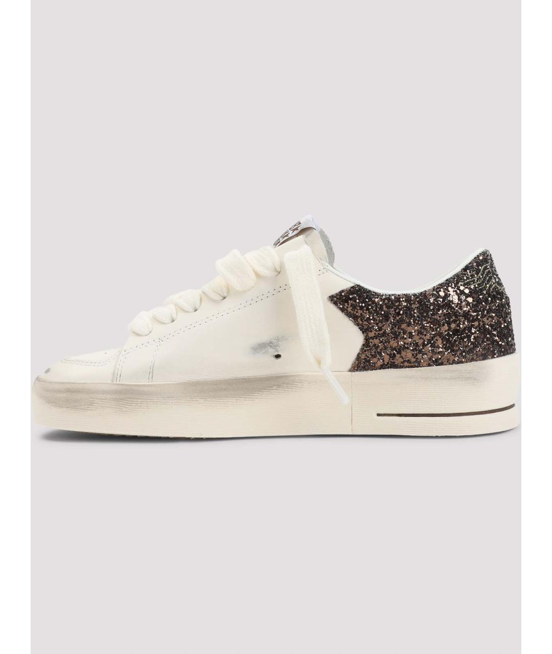 GOLDEN GOOSE DELUXE BRAND Белые кожаные кеды, фото 2