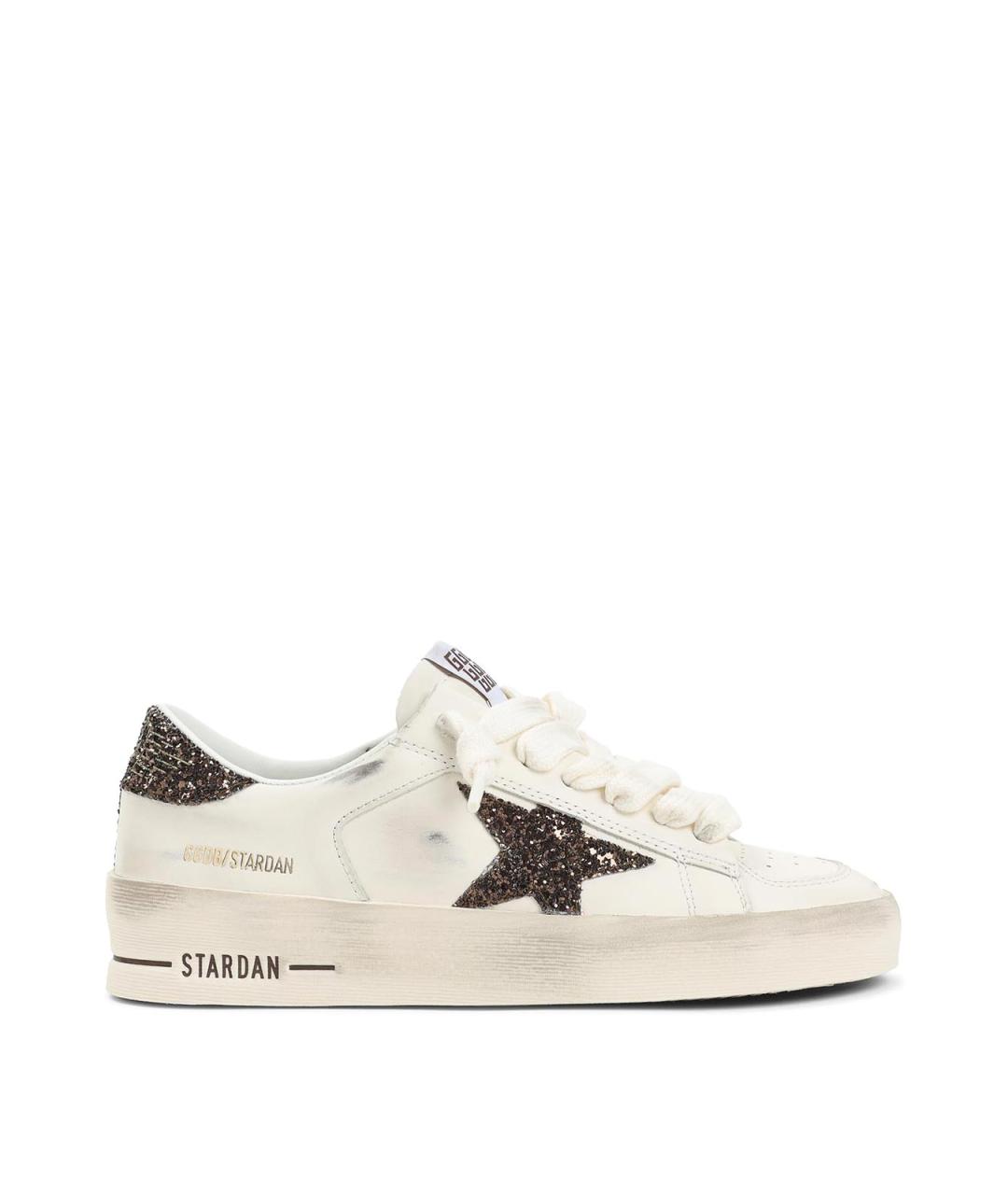GOLDEN GOOSE DELUXE BRAND Белые кожаные кеды, фото 1