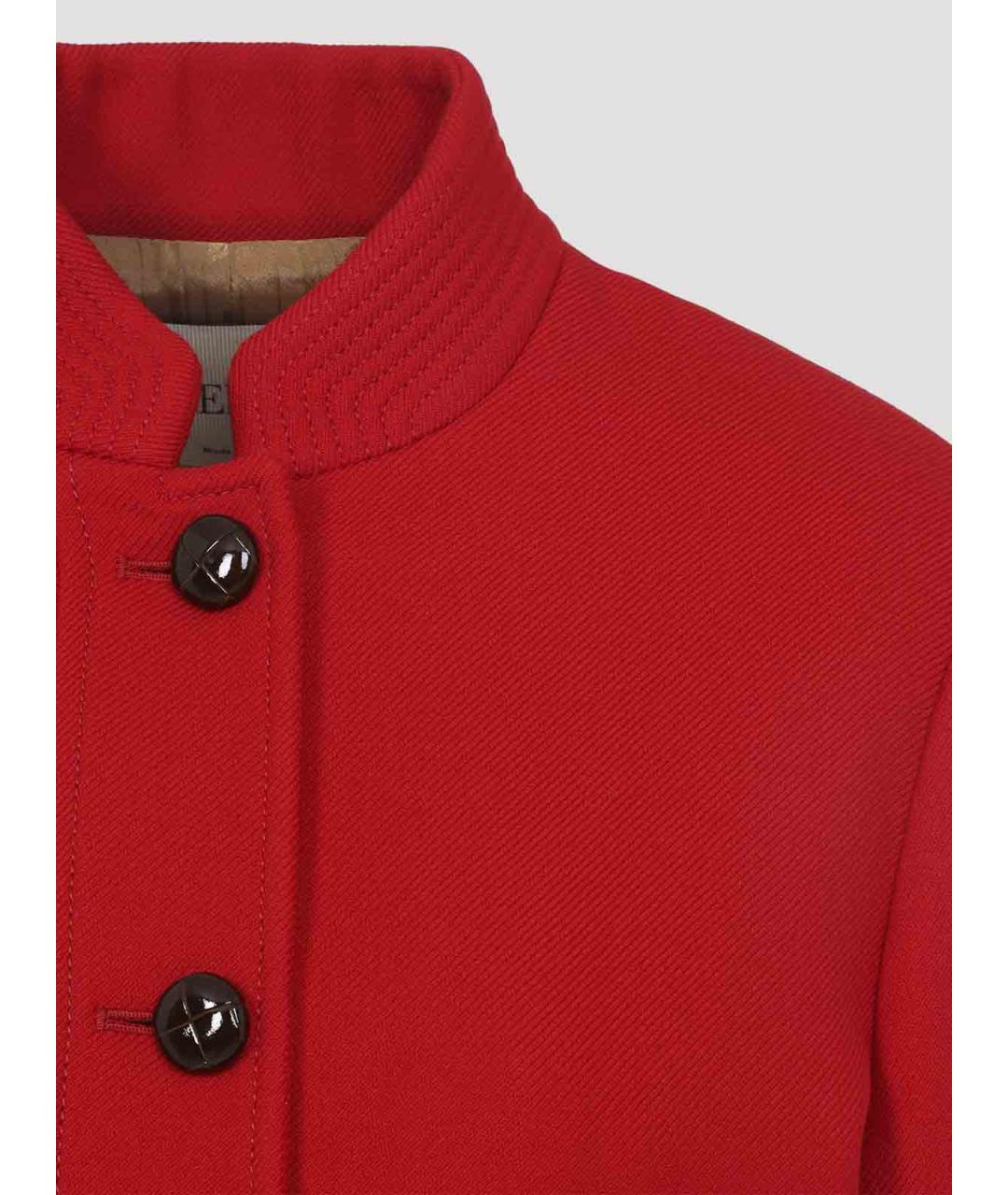 VALENTINO Красная шерстяная куртка, фото 4