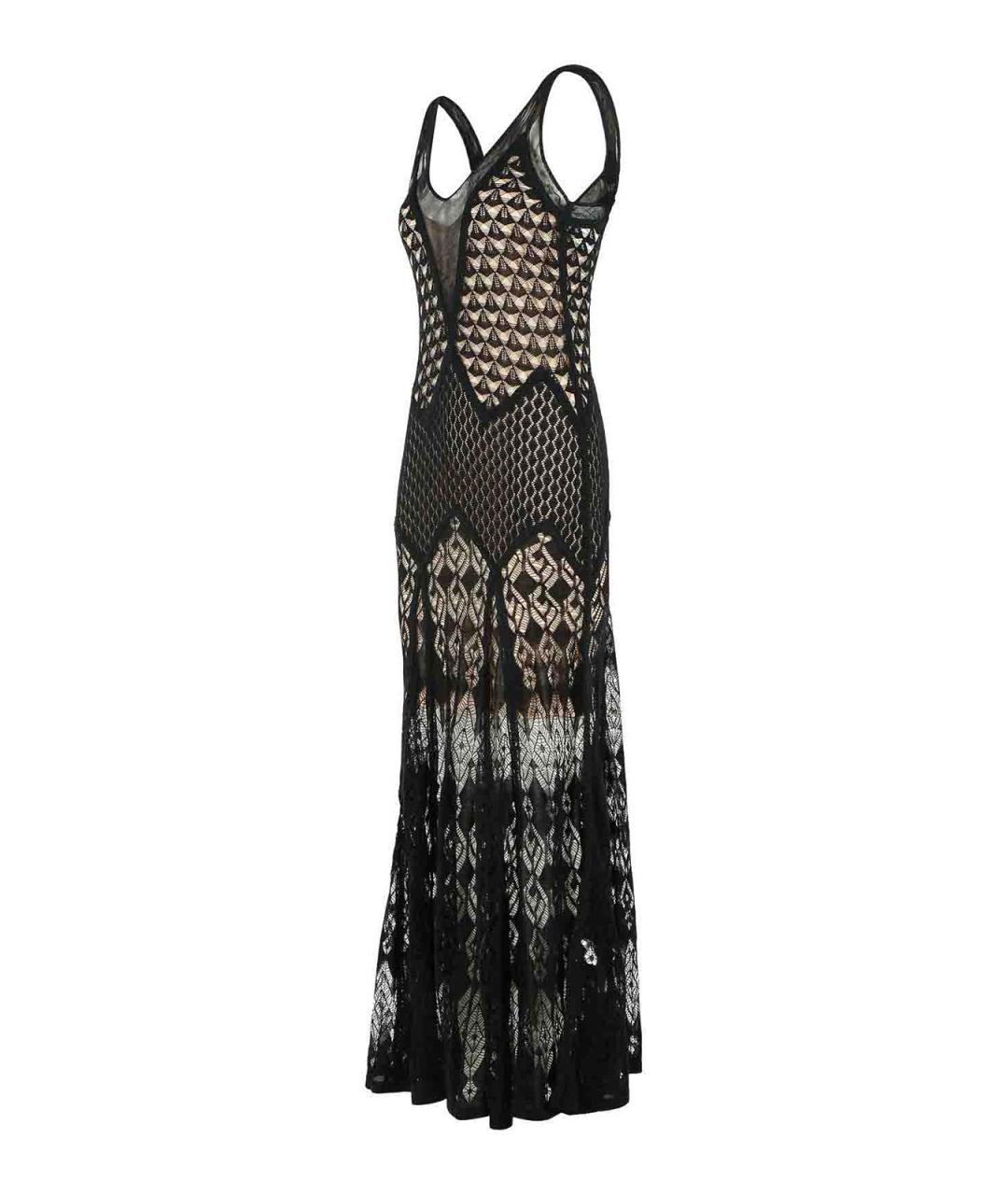 BLUMARINE Черное хлопковое платье, фото 3