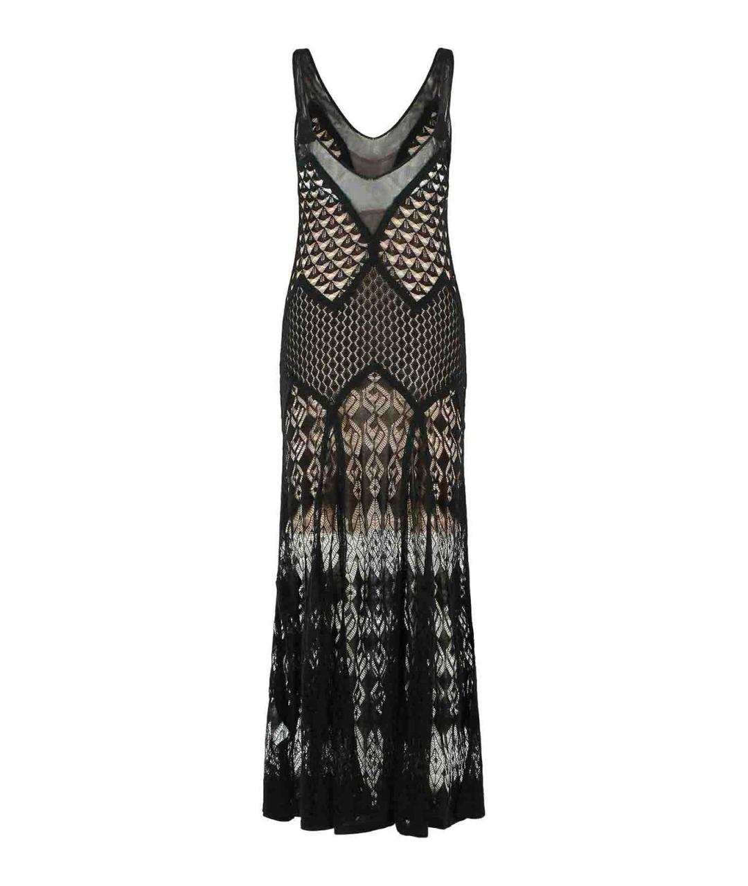 BLUMARINE Черное хлопковое платье, фото 2