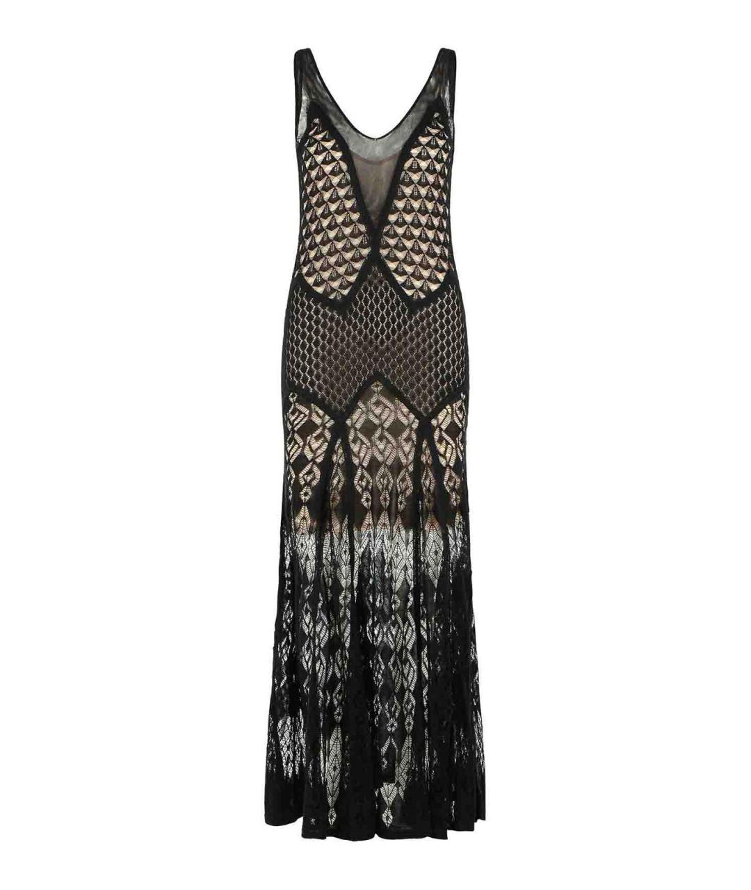 BLUMARINE Черное хлопковое платье, фото 1