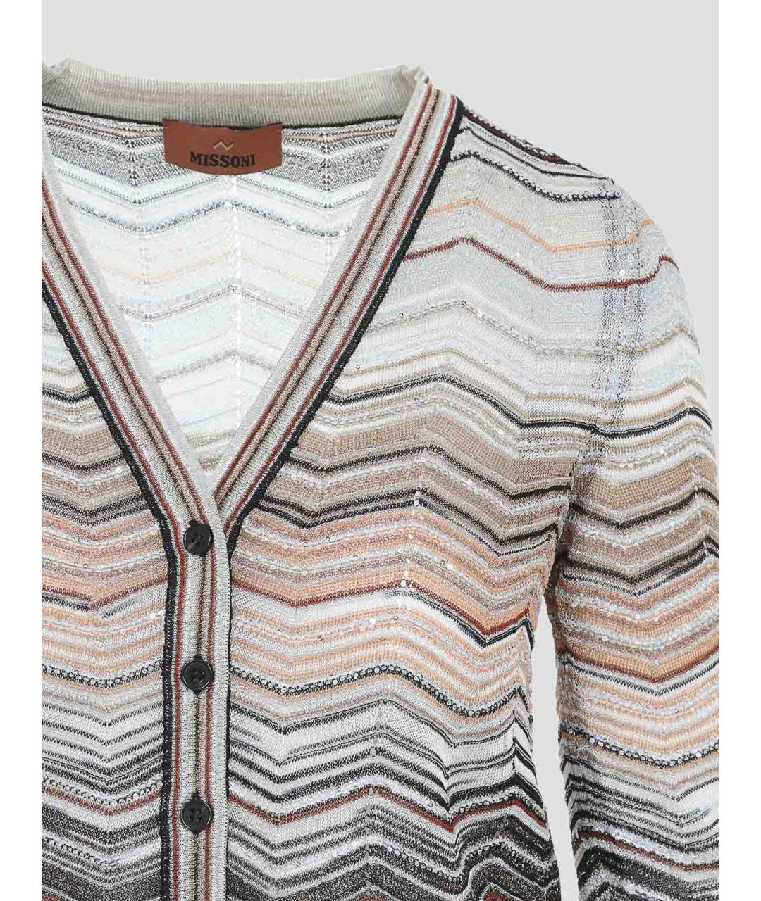 MISSONI Мульти вискозный кардиган, фото 4