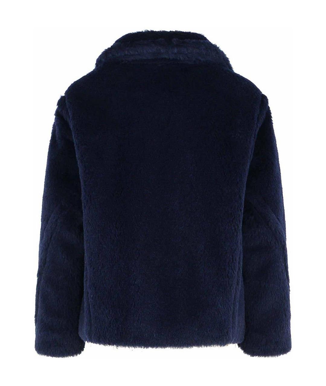 MAX MARA Синее шерстяное пальто, фото 2
