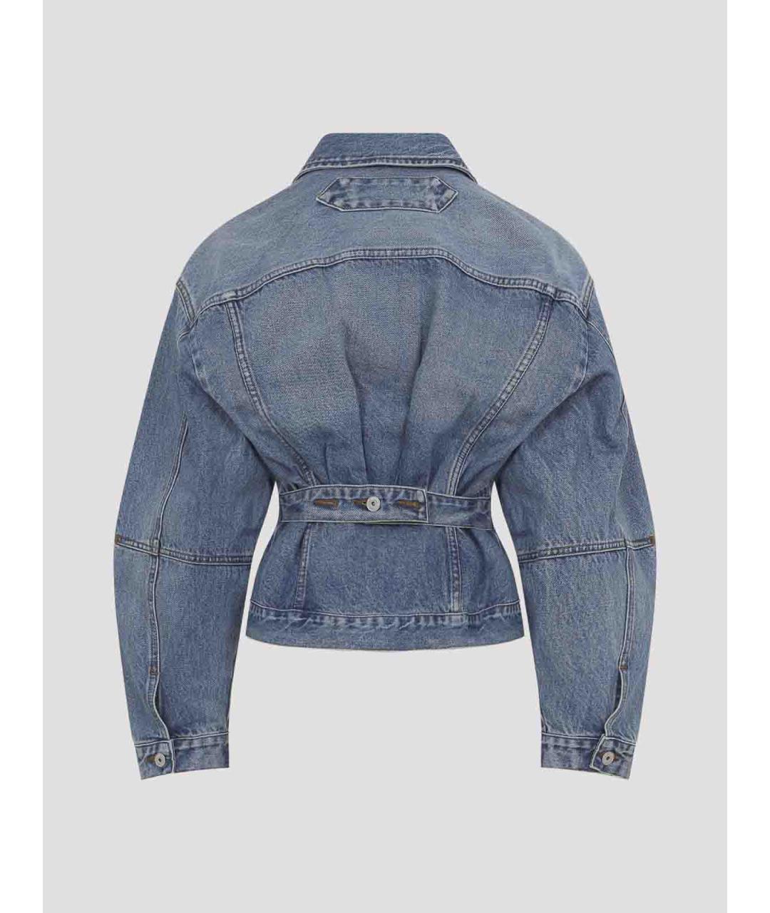 JACQUEMUS Синяя хлопковая куртка, фото 2
