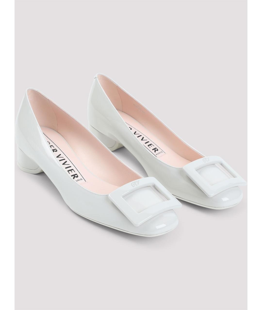 ROGER VIVIER Серые кожаные туфли, фото 3