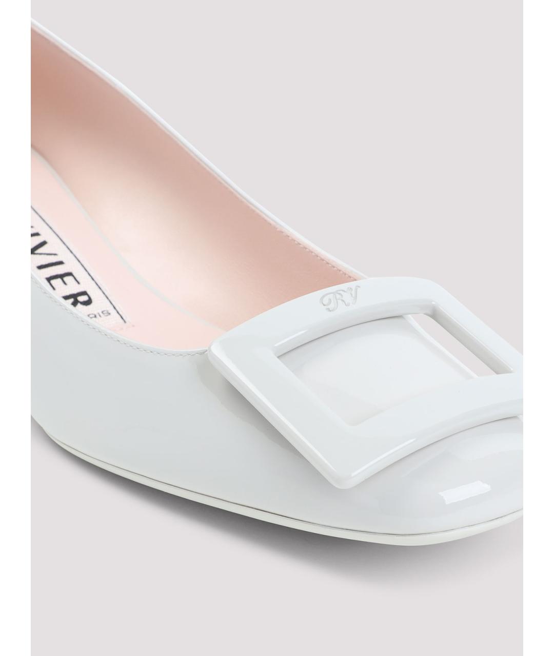 ROGER VIVIER Серые кожаные туфли, фото 4