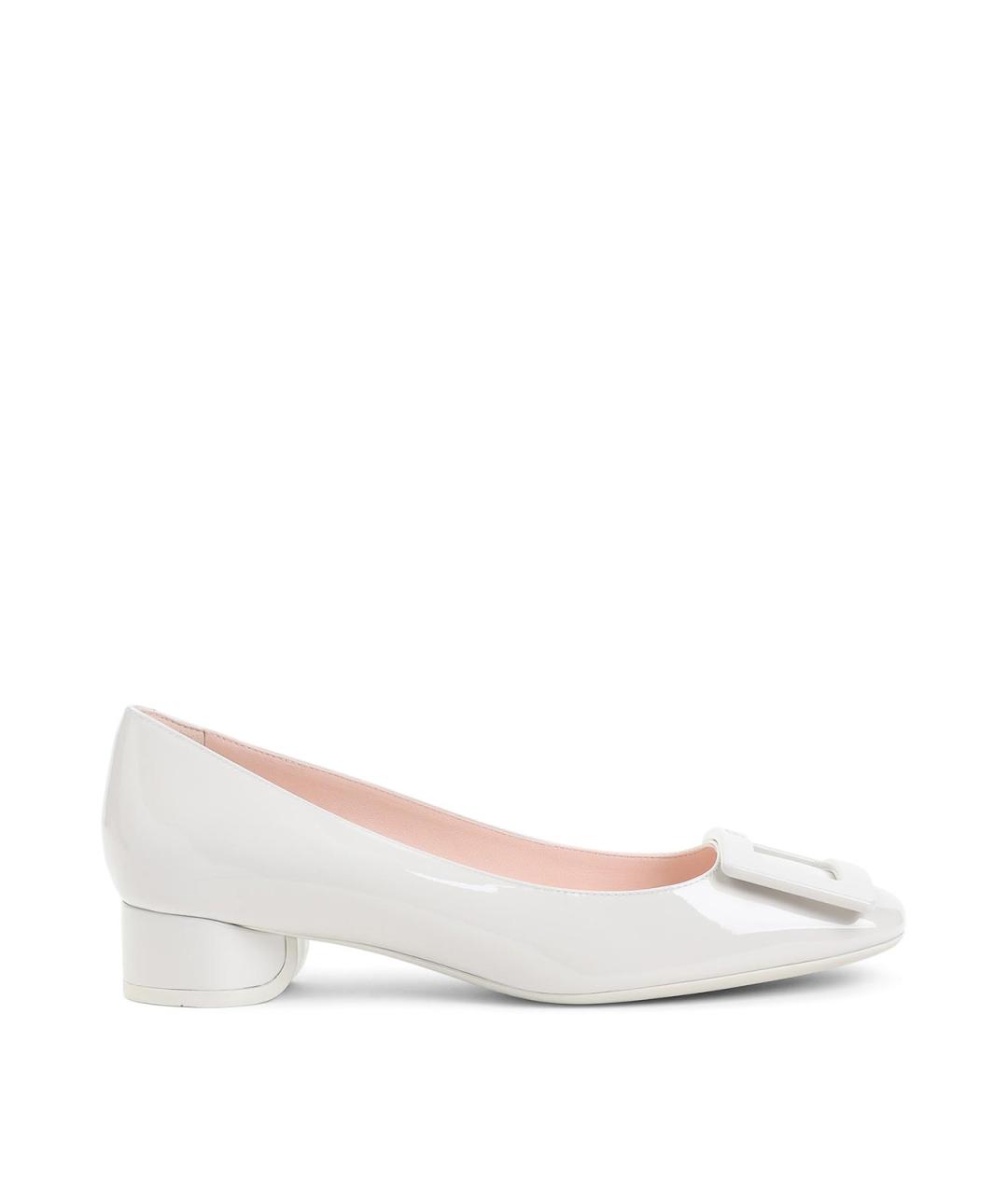 ROGER VIVIER Серые кожаные туфли, фото 1