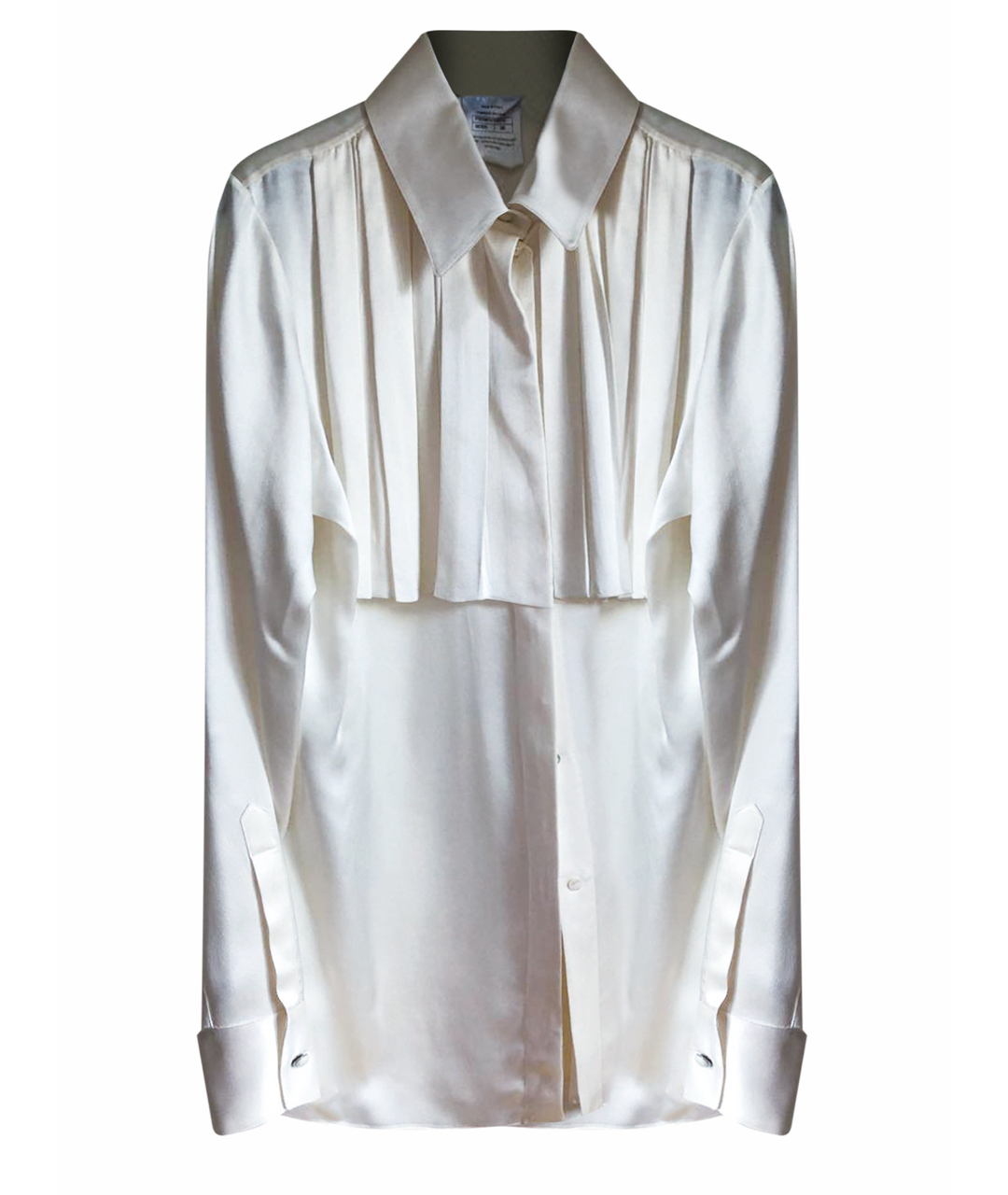 CHANEL PRE-OWNED Белая шелковая рубашка, фото 1