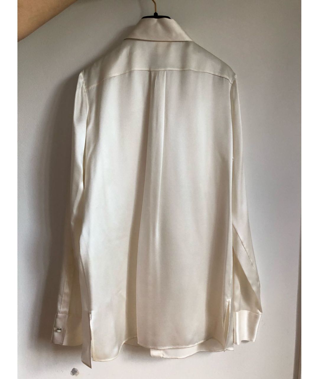 CHANEL PRE-OWNED Белая шелковая рубашка, фото 2