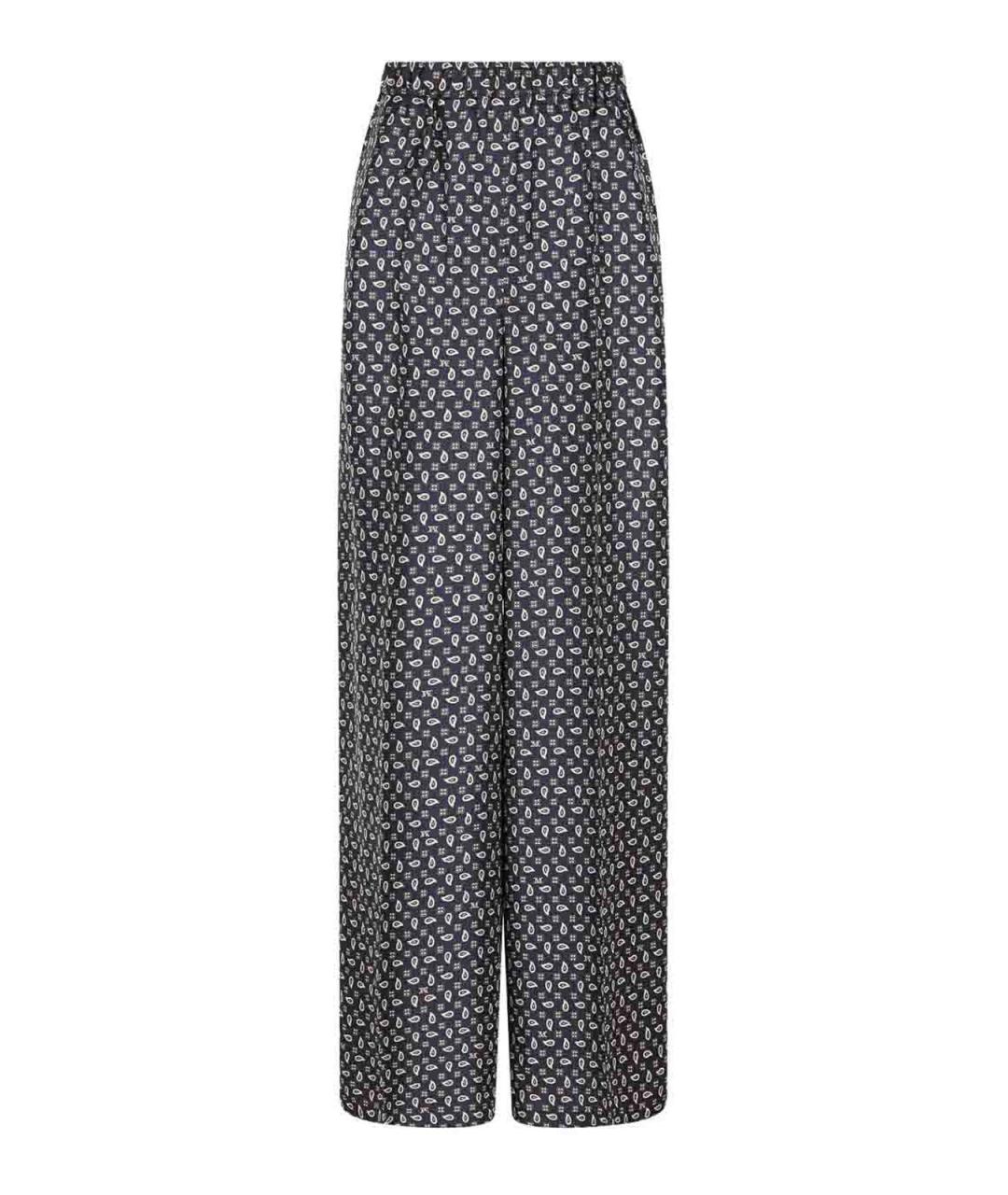 MAX MARA Мульти шелковые брюки широкие, фото 2