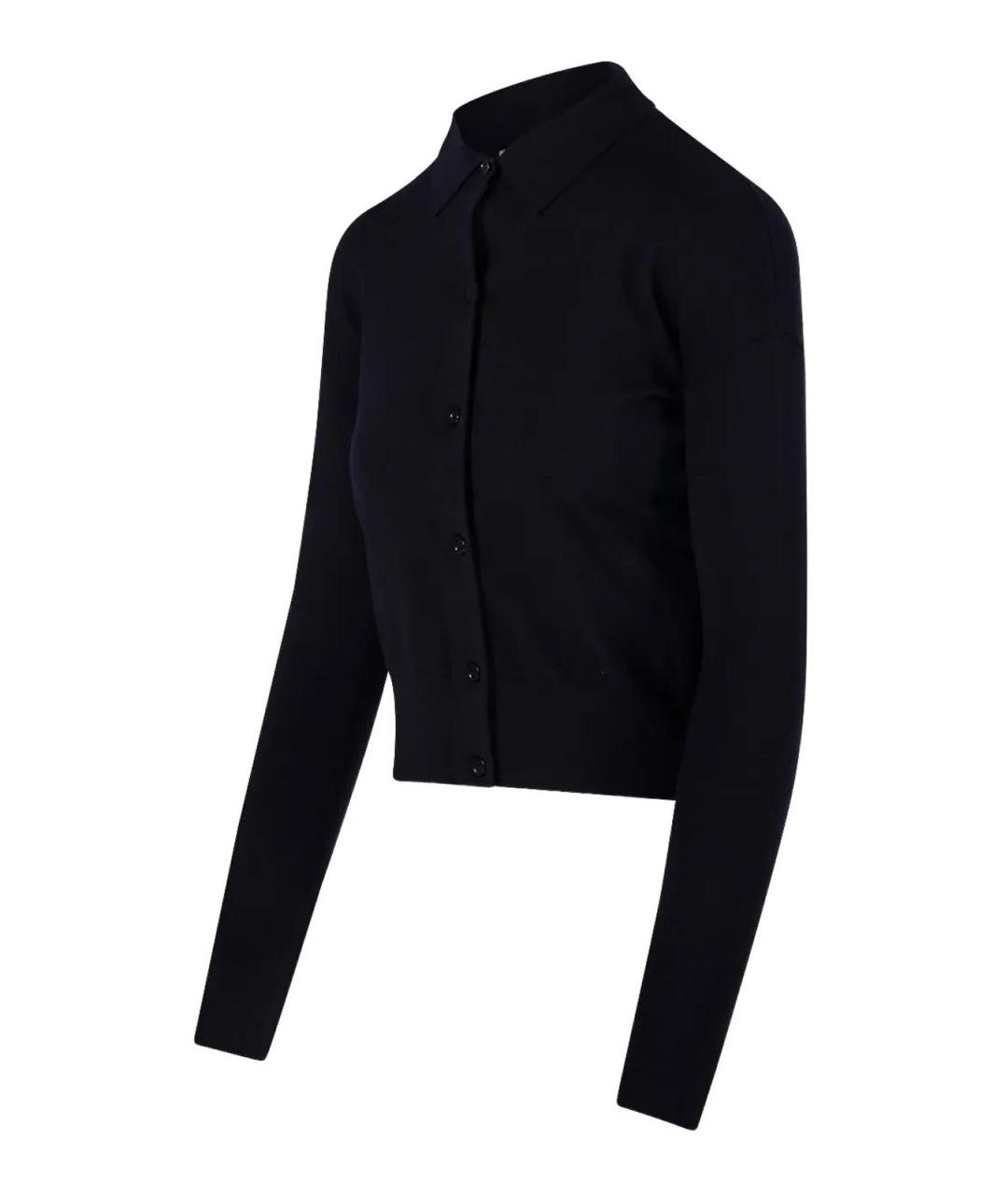 MAX MARA Синяя шерстяная футболка, фото 3
