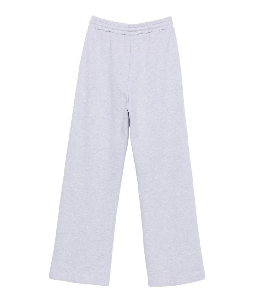 MSGM Серые хлопковые спортивные брюки и шорты, фото 2