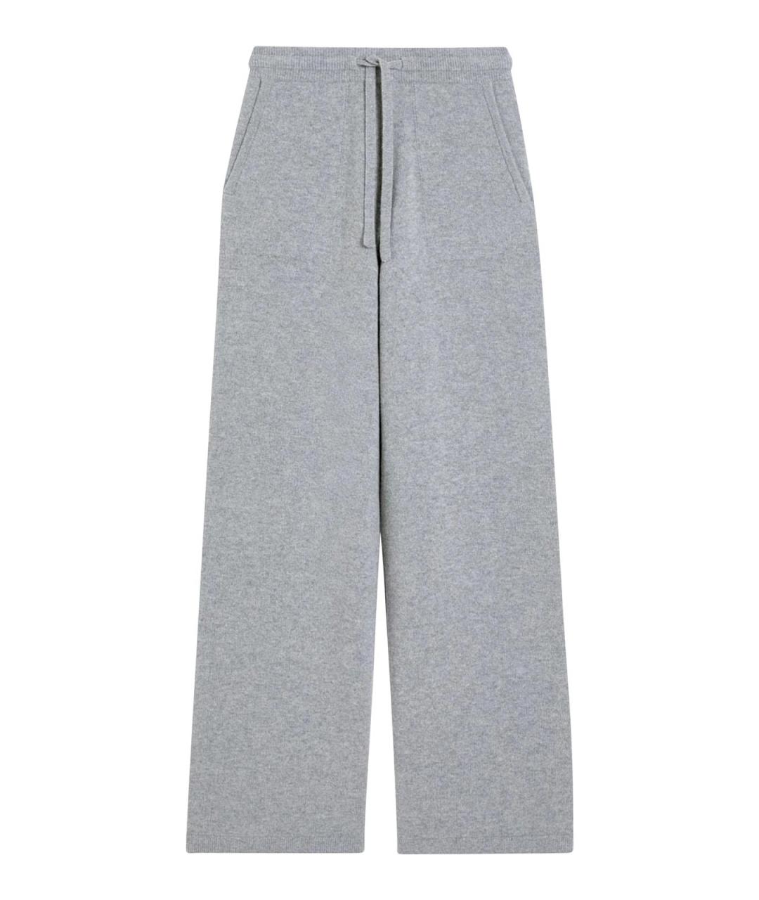 'S MAX MARA Серые кашемировые брюки широкие, фото 1