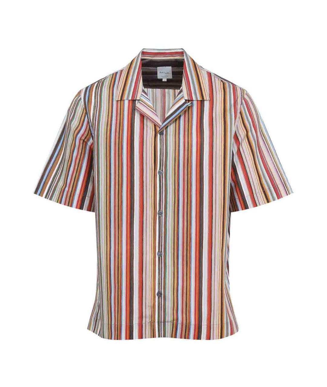 PAUL SMITH Мульти хлопковая кэжуал рубашка, фото 1