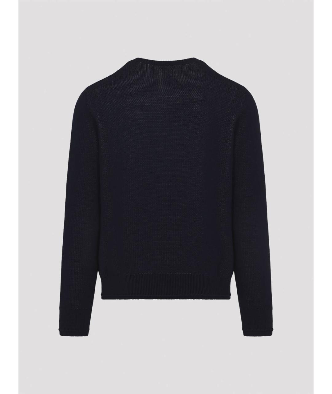 GIVENCHY Темно-синий хлопковый джемпер / свитер, фото 2