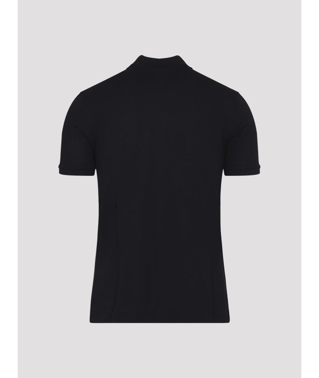 GIVENCHY Темно-синее хлопковое поло с коротким рукавом, фото 2