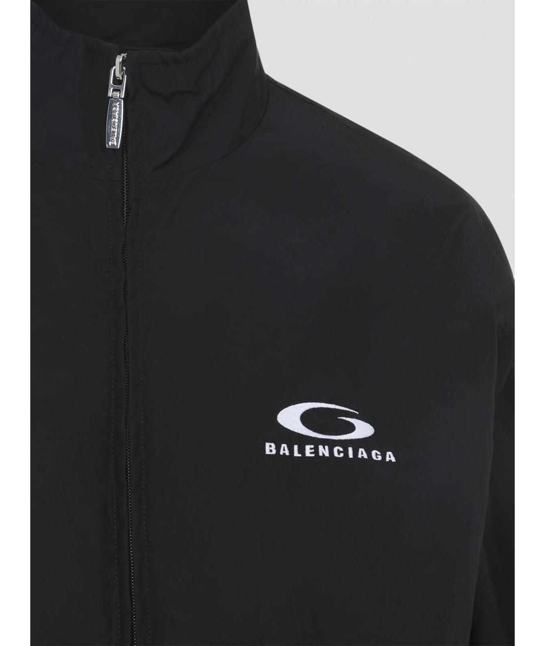 BALENCIAGA Черная хлопковая куртка, фото 3