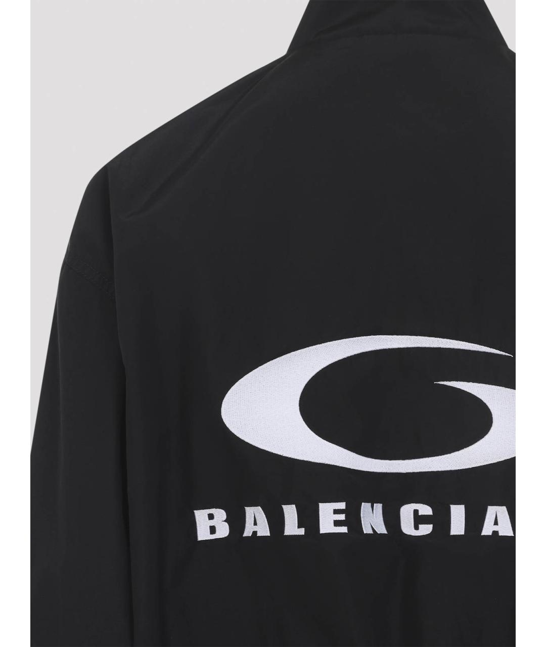 BALENCIAGA Черная хлопковая куртка, фото 4