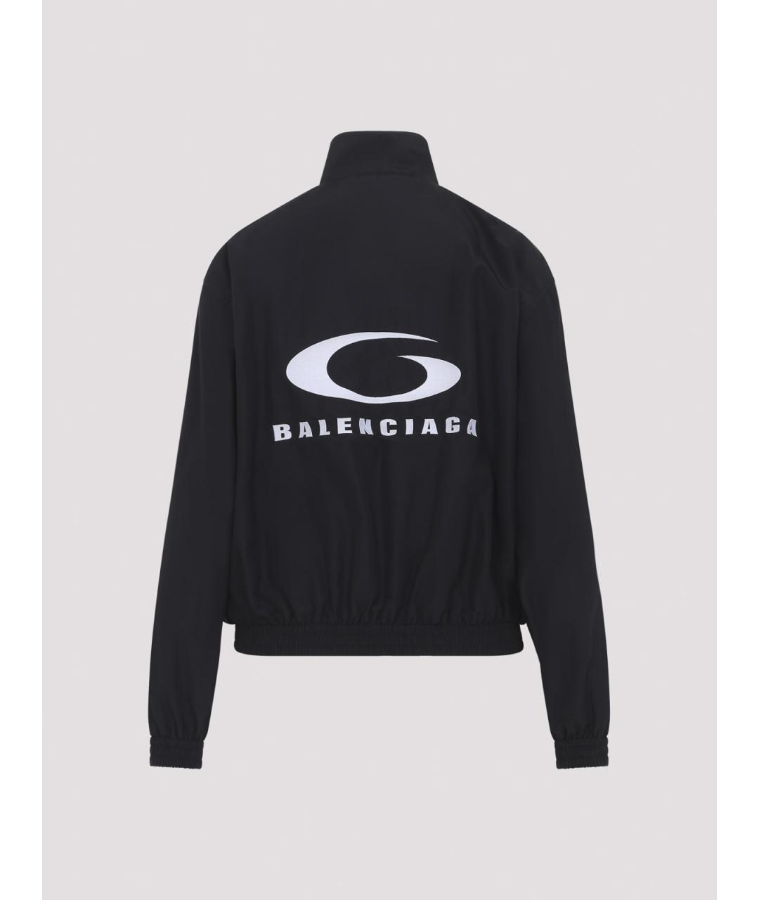 BALENCIAGA Черная хлопковая куртка, фото 2
