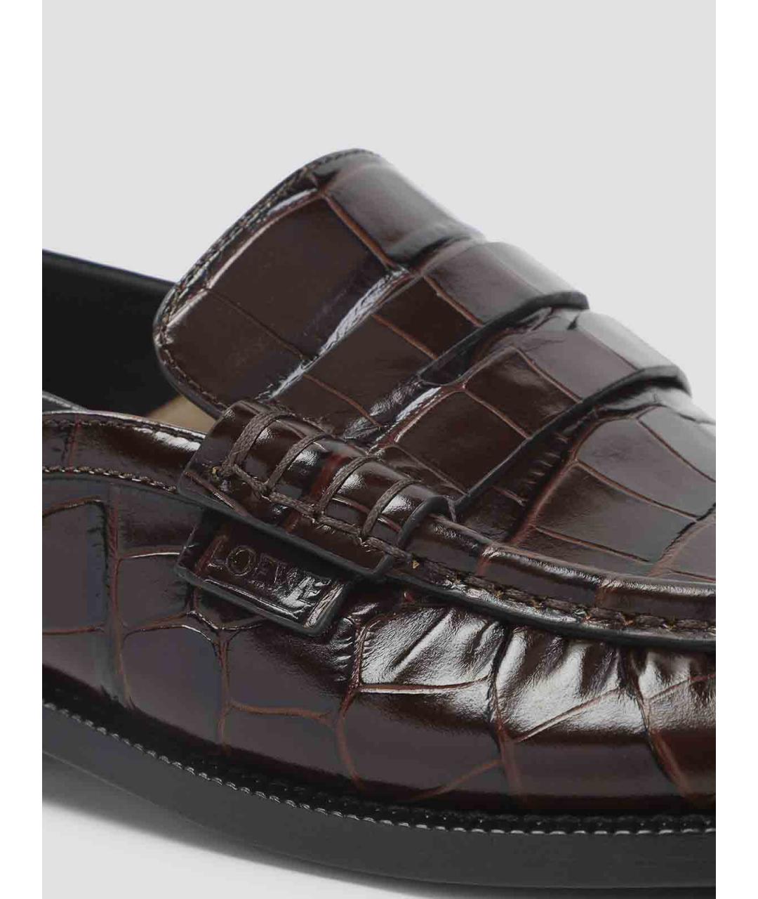LOEWE Мульти лоферы из лакированной кожи, фото 4