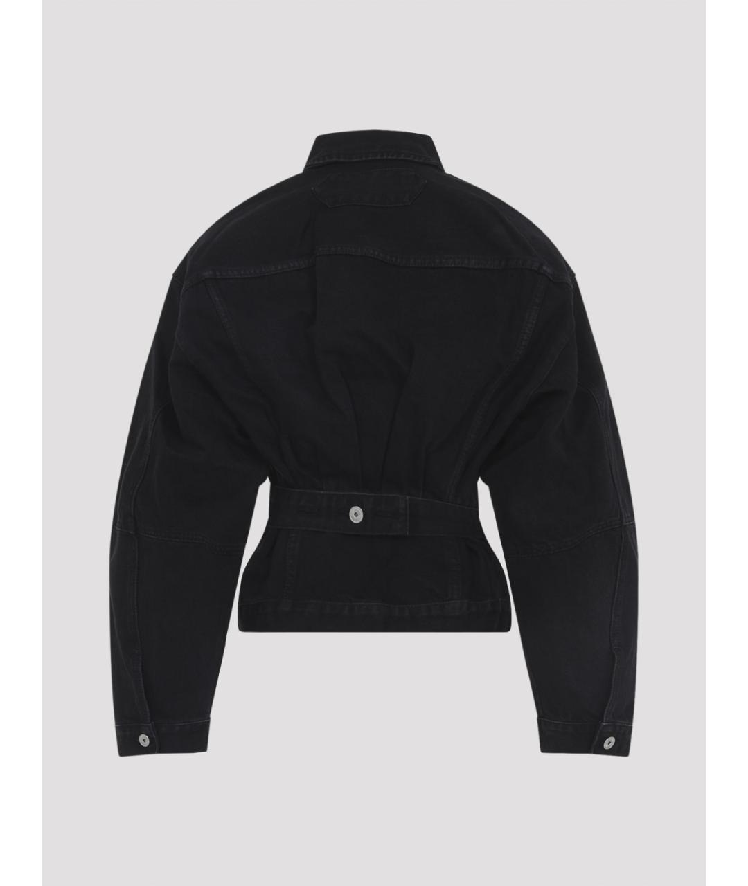 JACQUEMUS Черная хлопковая куртка, фото 2