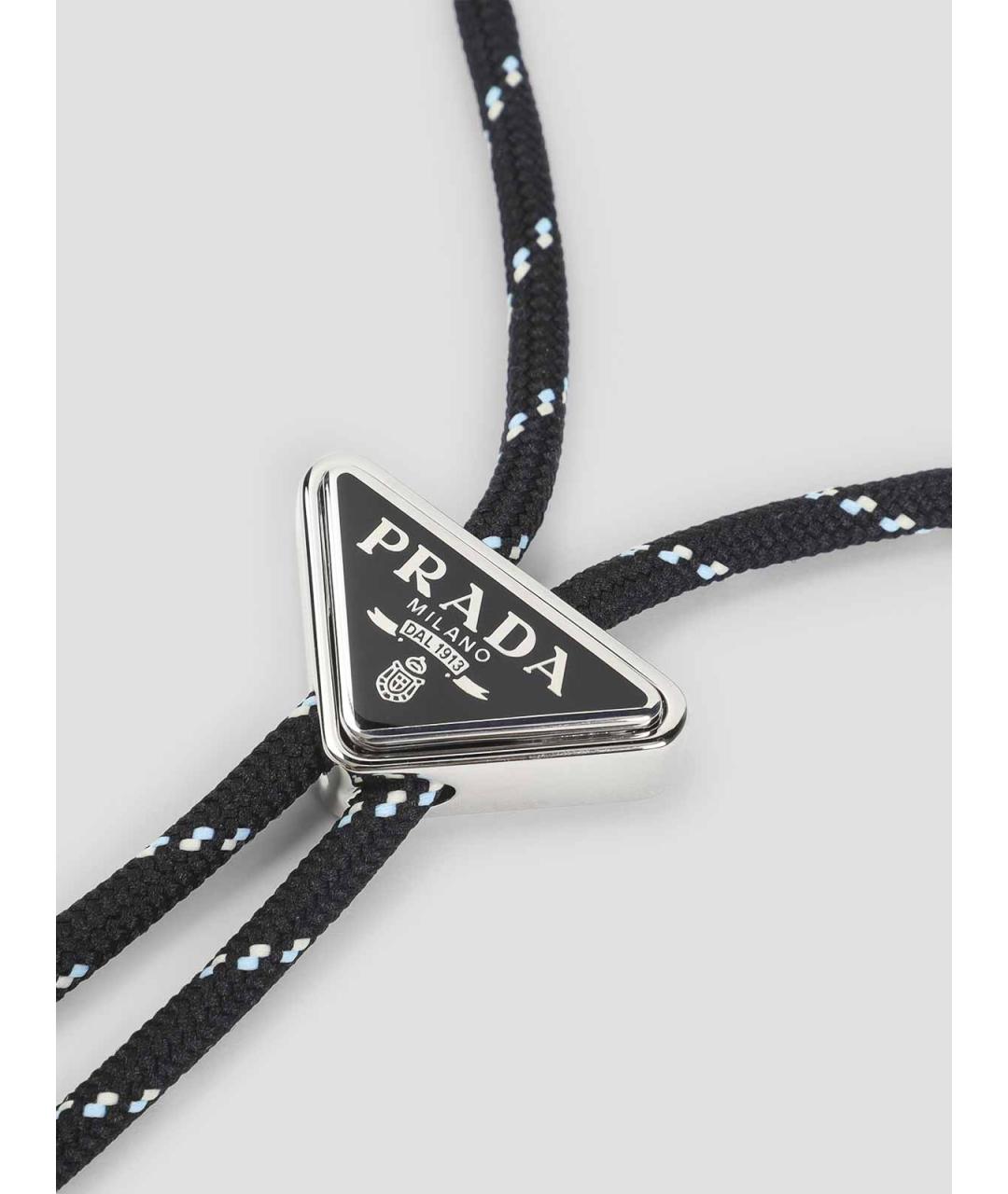 PRADA Черная цепочка/подвеска, фото 2
