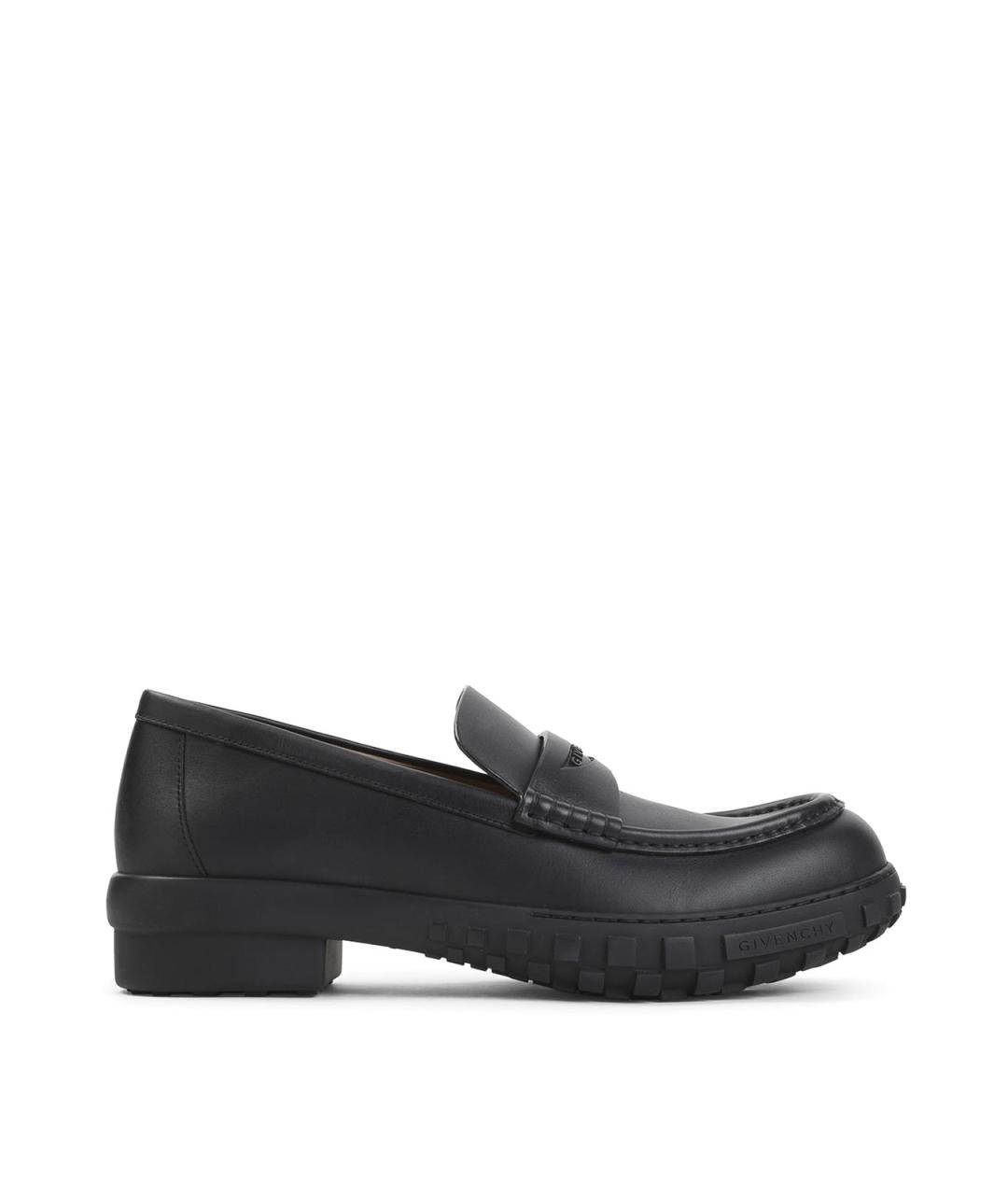 GIVENCHY Черные кожаные лоферы, фото 1