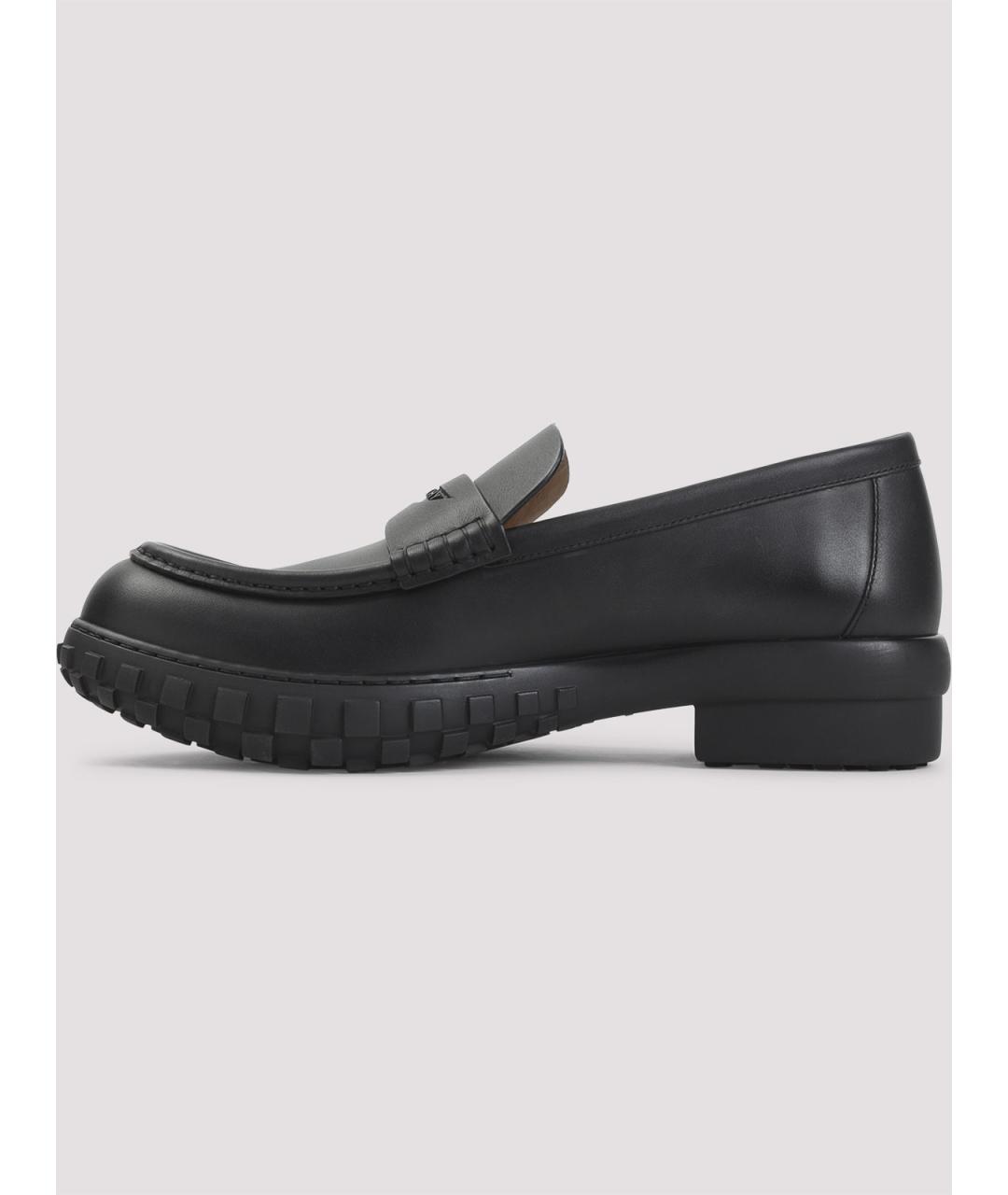 GIVENCHY Черные кожаные лоферы, фото 2