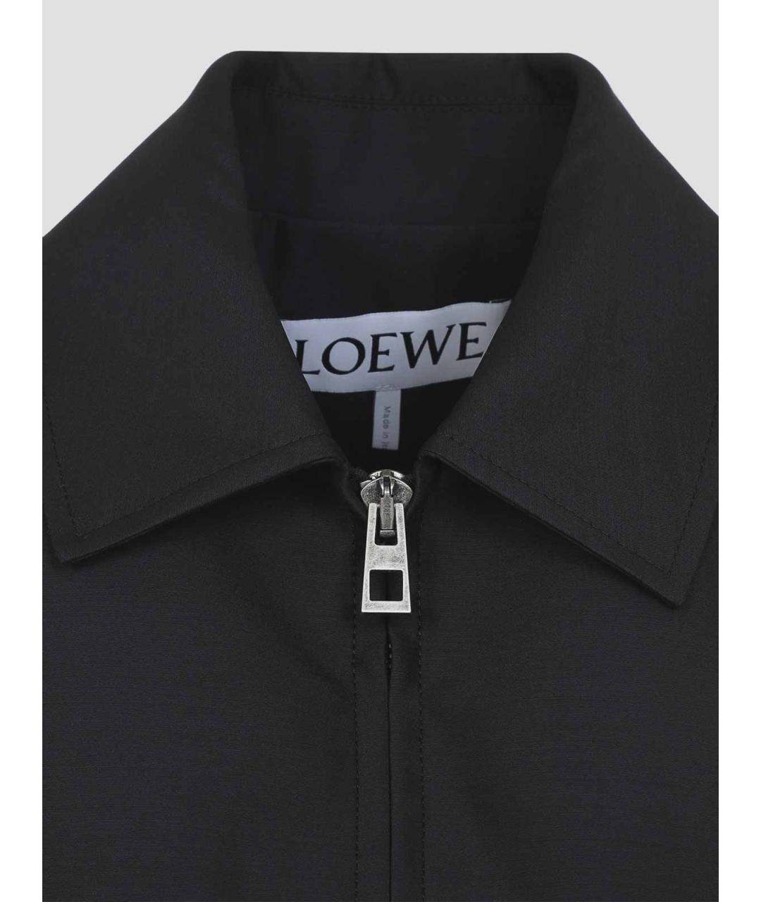 LOEWE Черная шерстяная куртка, фото 3