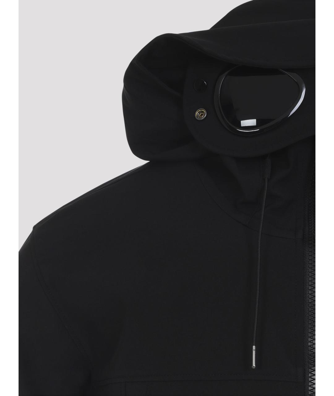 CP COMPANY Черная полиэстеровая куртка, фото 4