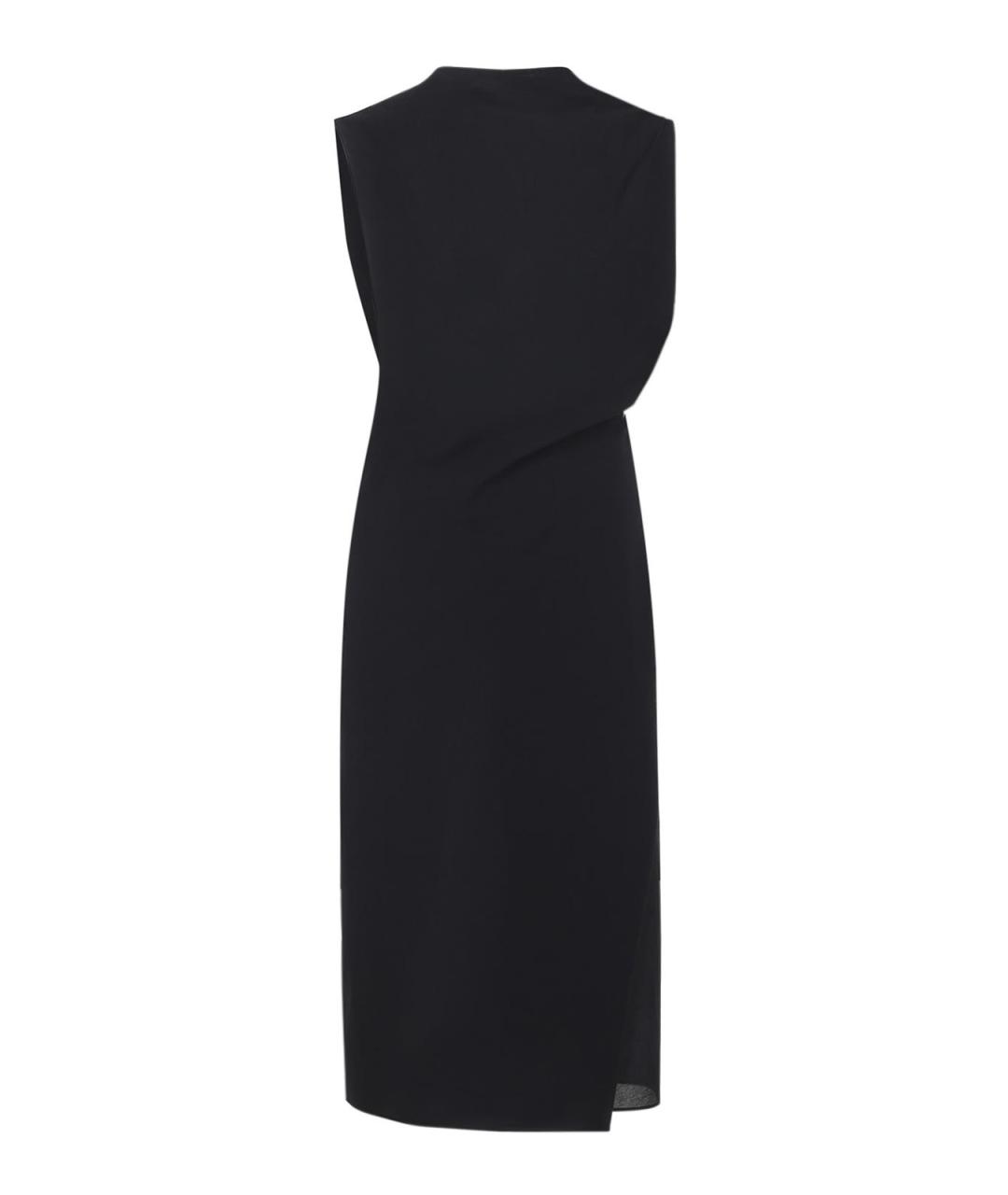 JACQUEMUS Черное хлопковое повседневное платье, фото 1