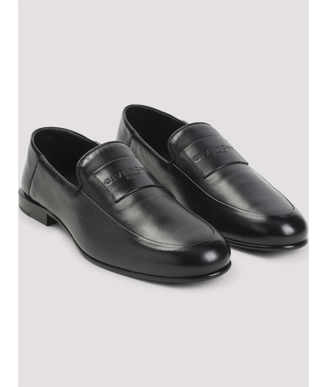 GIVENCHY Черные кожаные лоферы, фото 3