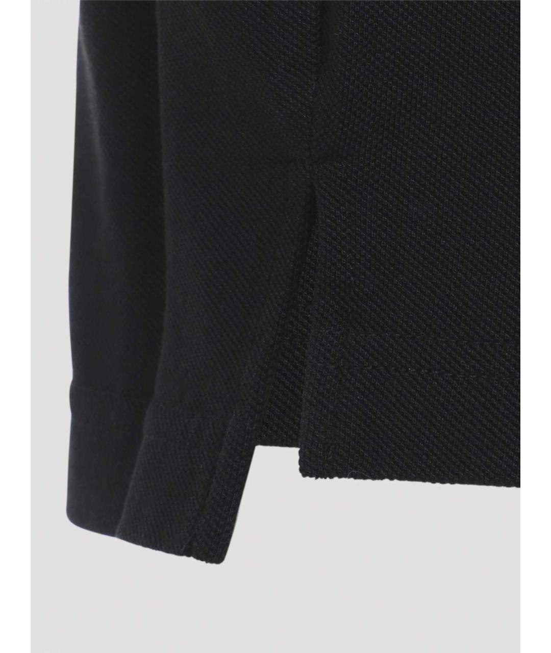 BALENCIAGA Черная хлопковая футболка, фото 3