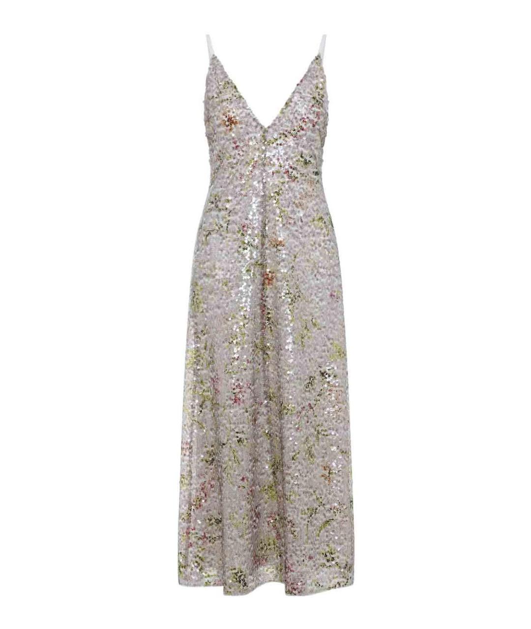 ALBERTA FERRETTI Мульти полиэстеровое платье, фото 1