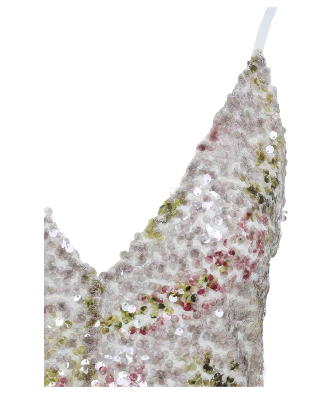 ALBERTA FERRETTI Мульти полиэстеровое платье, фото 3