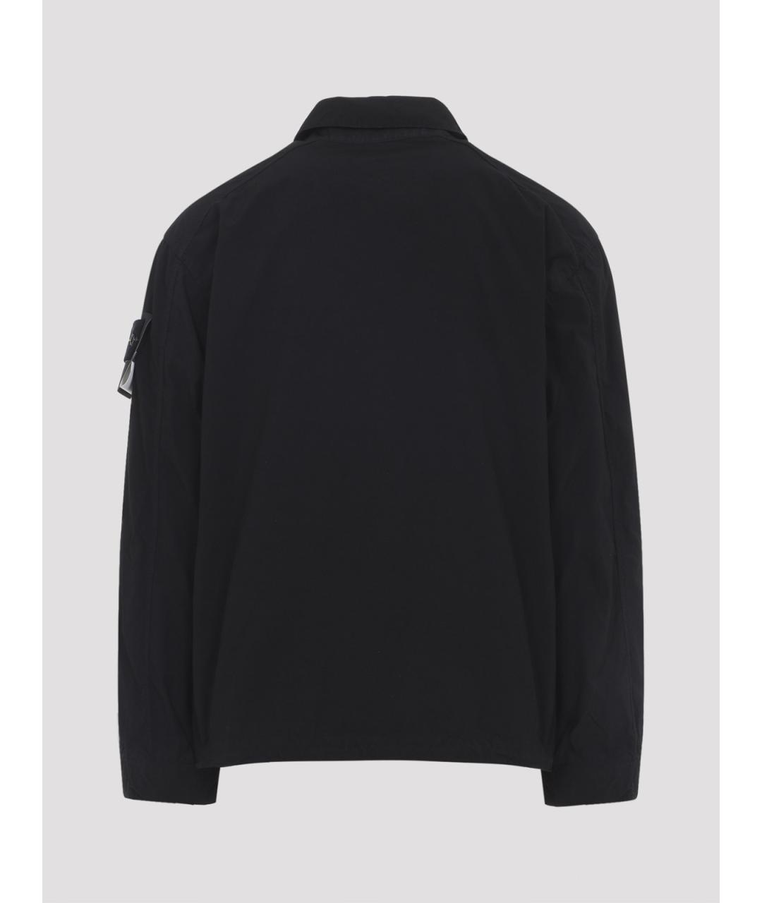 STONE ISLAND Черная кэжуал рубашка, фото 2