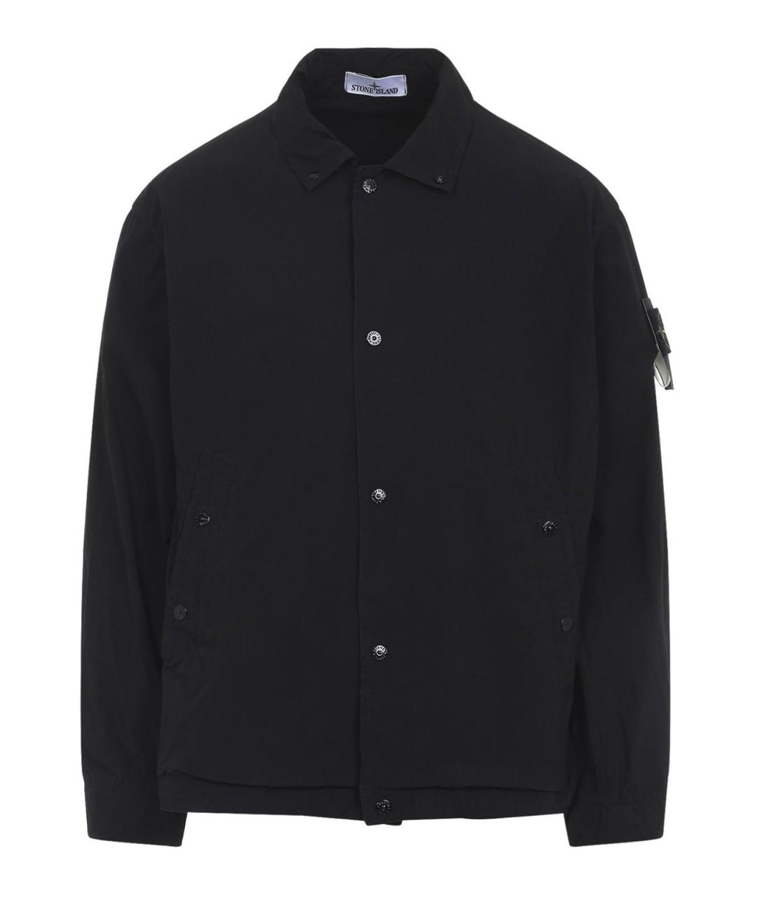 STONE ISLAND Черная кэжуал рубашка, фото 1