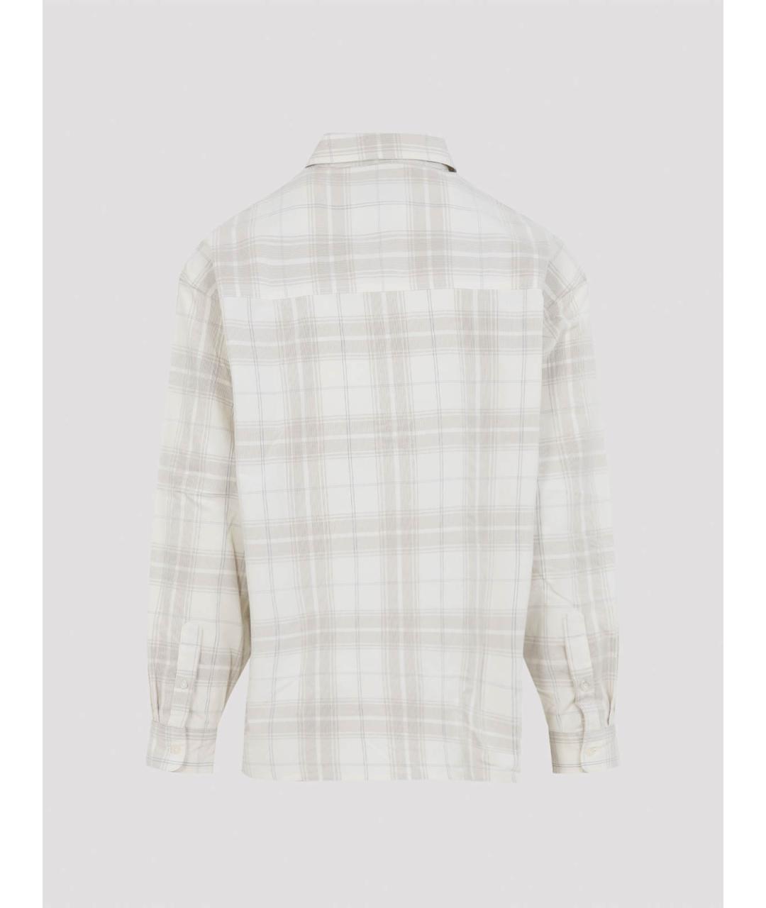 CARHARTT Бежевая хлопковая классическая рубашка, фото 2