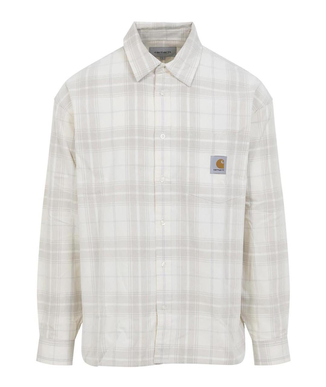 CARHARTT Бежевая хлопковая классическая рубашка, фото 1